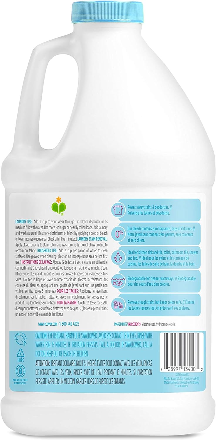 ECOVER Zero NonChlorine Bleach, 64 oz Marketplace